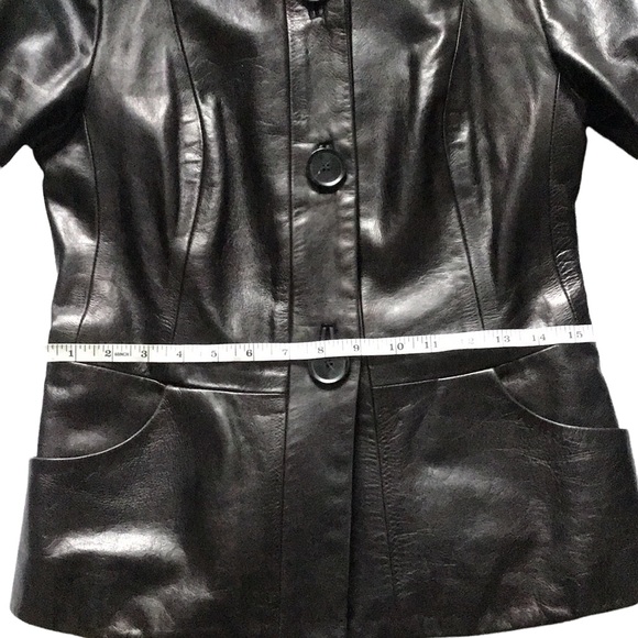 Mackage Genuine Leather Jacket, expresso brown, size S, - Picture 10 of 16